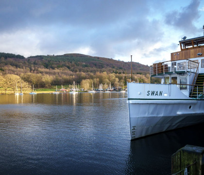 Lakeside Pier, Newby Bridge. Home to Windermere Lake Cruises and the Lakes Aquarium.