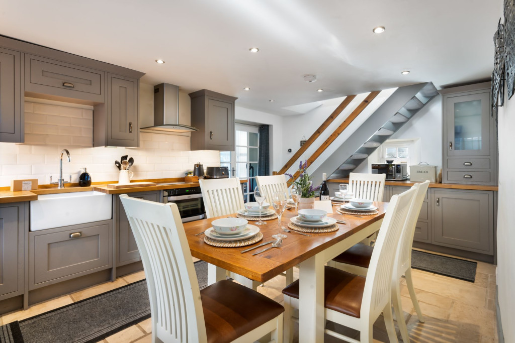 Kitchen at Pinewood Cottage at Finsthwaite near Newby Bridge. Lake District | Herdwick Cottages